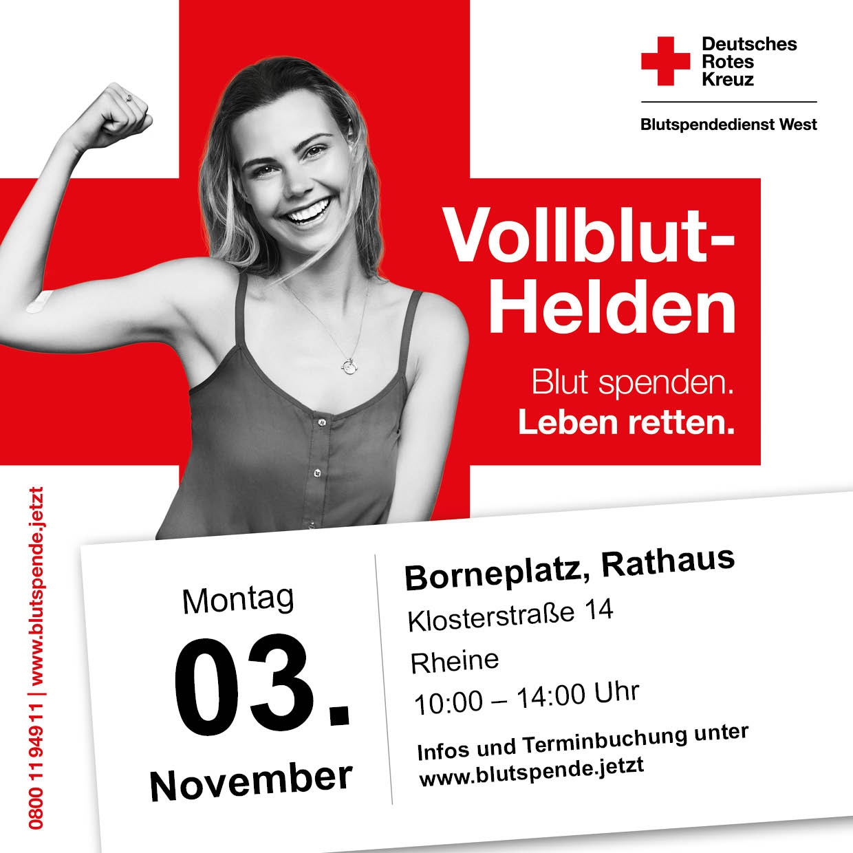Blutspende Rheine November 2025 Blutspende Rheine Bornaplatz