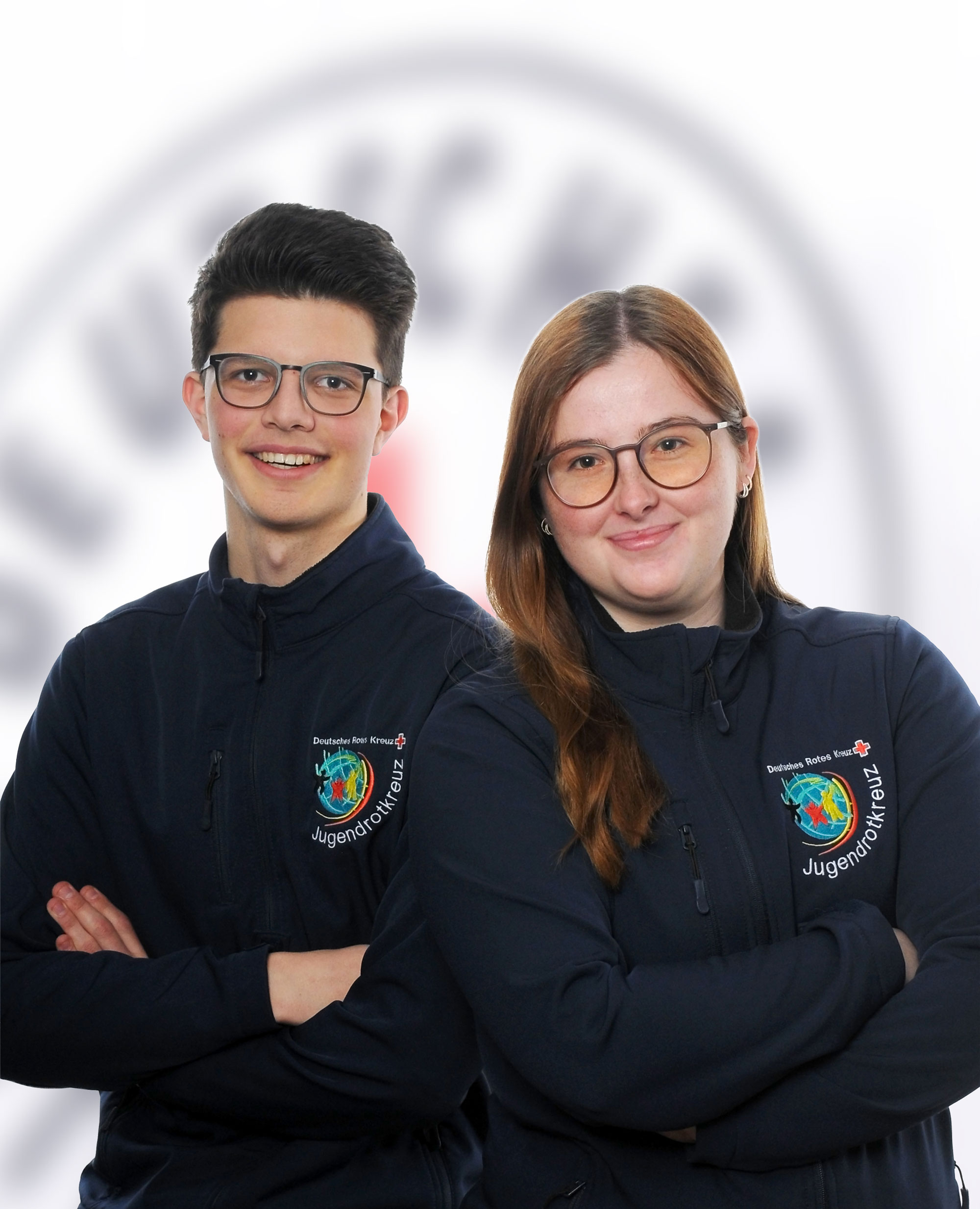 JRK-Joshua-Lilly Das DRK-Jugendrotkreuz in Rheine wird geleitet von Joshua Achterkamp und Lilly Hopster.